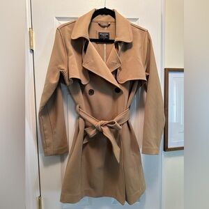 Abercrombie & Fitch Camel Trench Coat